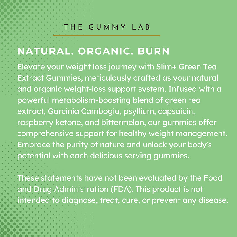 FAT BURNER GUMMIES GREEN TEA EXTRACT by The Gummy Lab