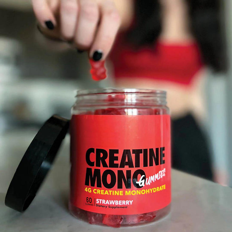 Creatine Monohydrate Gummies - Strawberry 60 Pieces