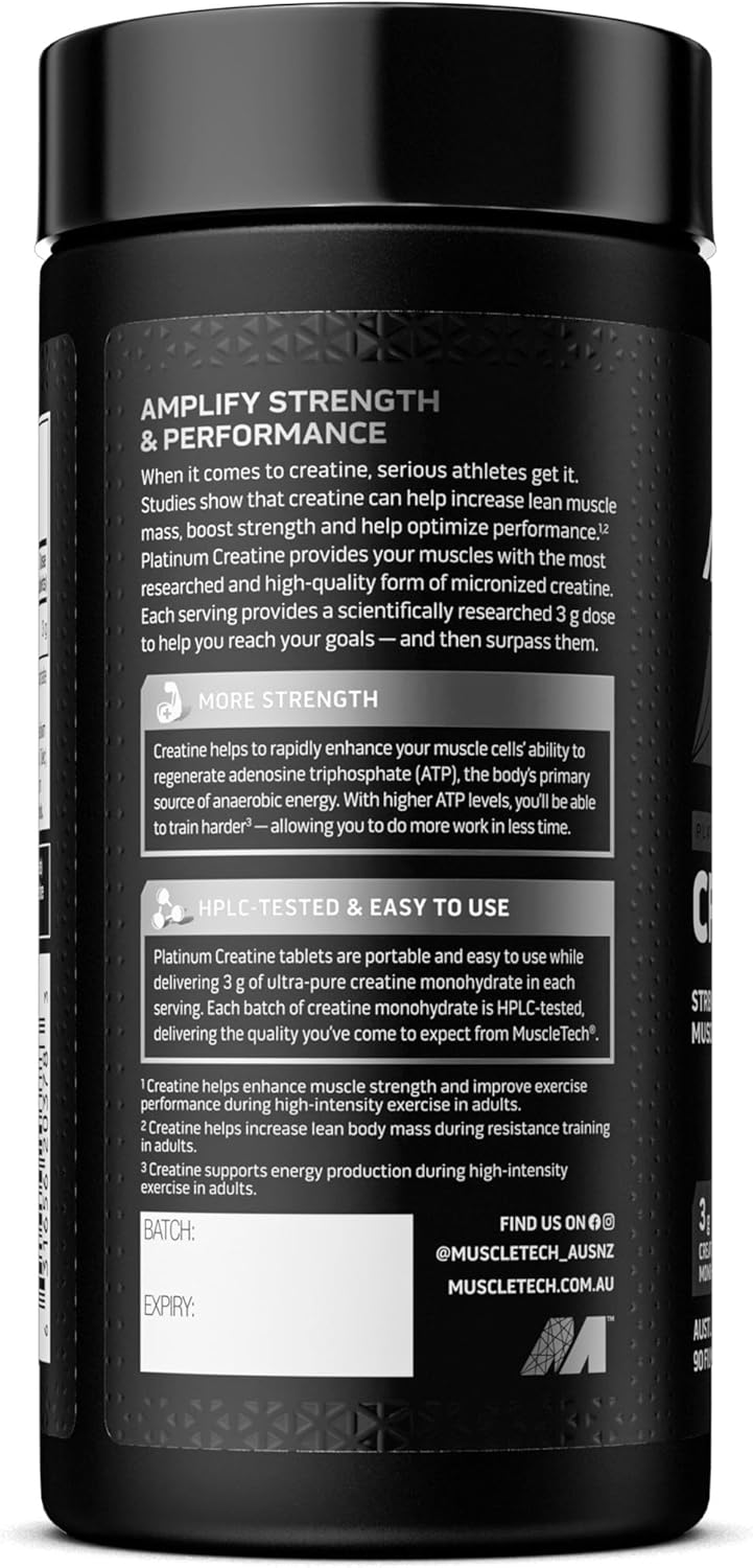 Muscletech - Platinum Creatine 1000mg - 90 Tablets