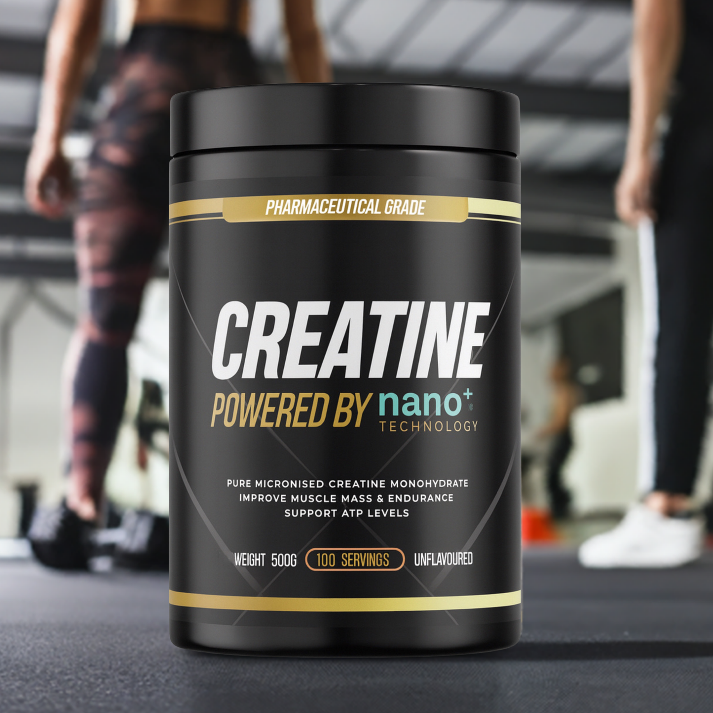 Creatine Monohydrate Powder German Engineered with Nano+ Technology 500g