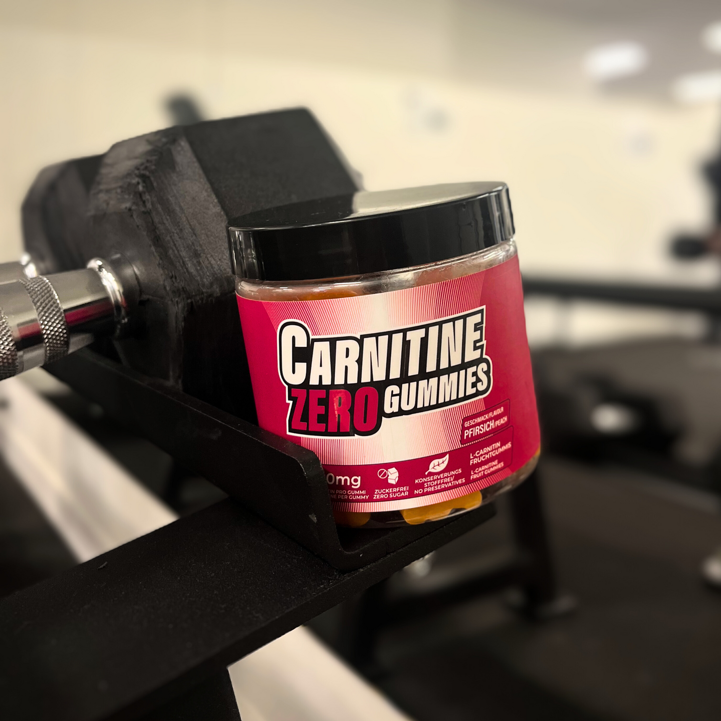 L-Carnitine Gummies 1000mg Peach, 30 Serves by The Gummy Lab