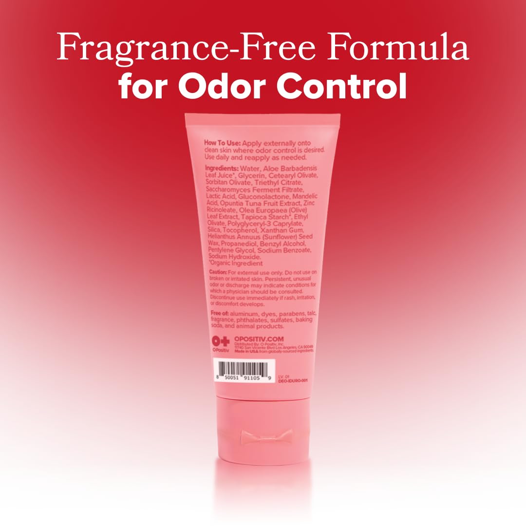 O Positiv URO Intimate Whole Body Deodorant Cream – Dermatologist Tested