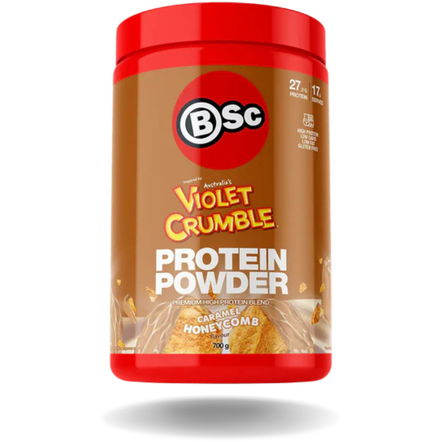 Violet Crumble Whey Protein by Body Science BSc