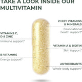 Primal Harvest Primal Multivitamin - Daily Multi-Vitamin Supplement with 21 Essential Vitamins Minerals for Men & Women
