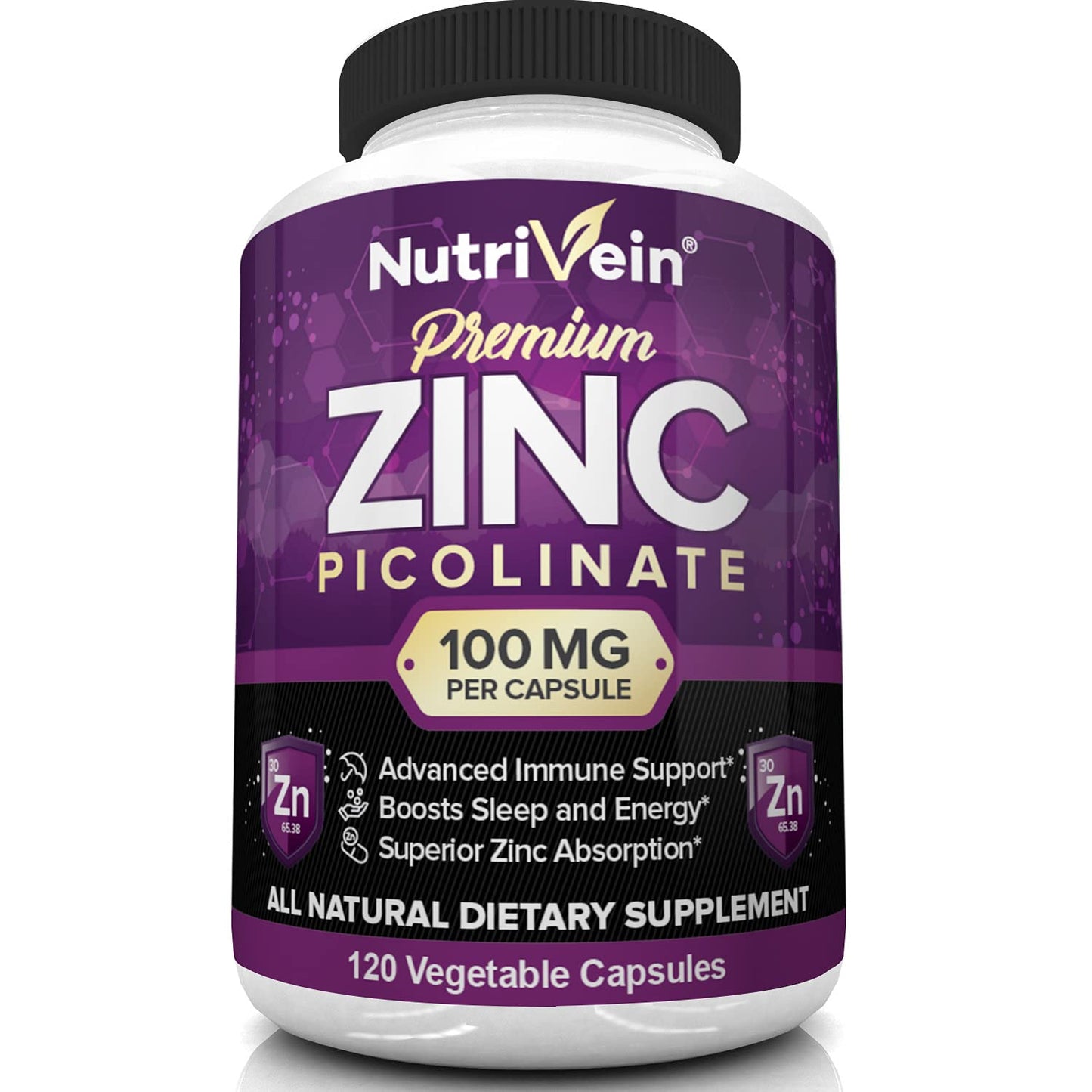 Nutrivein - Zinc Picolinate - 120 Capsules