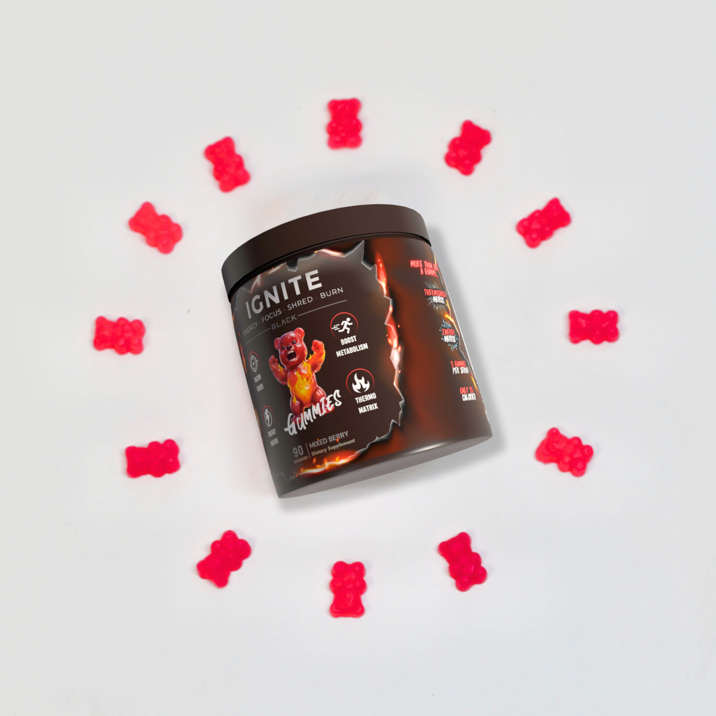 IGNITE Pre-workout & Fat Burner Gummies