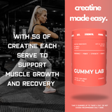 Creatine Gummies 5G by The Gummy Lab - Strawberry