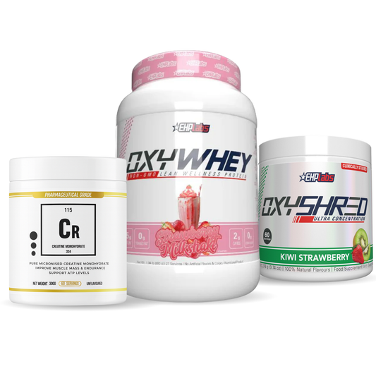 EHP Labs Lean Whey Stack with Oxyshred + Creatine