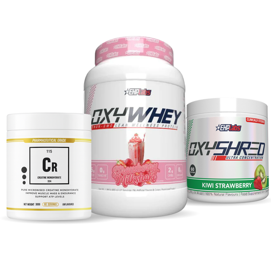 EHP Labs Lean Whey Stack with Oxyshred + Creatine – Onyx Supplements