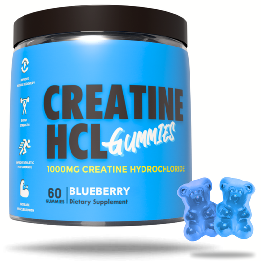 Creatine HCL Gummies 1000mg Creatine Hydrochloride Blueberry