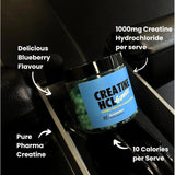 Creatine HCL Gummies 1000mg Creatine Hydrochloride Blueberry