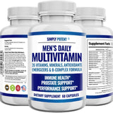 Simply Potent Daily Multivitamin for Men, 35 Vitamins with Minerals & Antioxidants