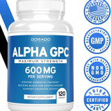 Alpha GPC Choline Capsules – Powerful Brain & Memory Support