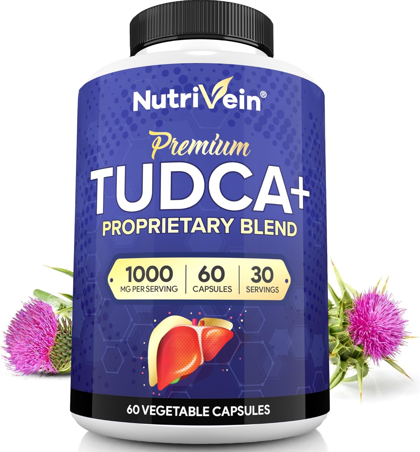 Nutrivein - TUDCA - Liver Support Supplement - 60 Capsules