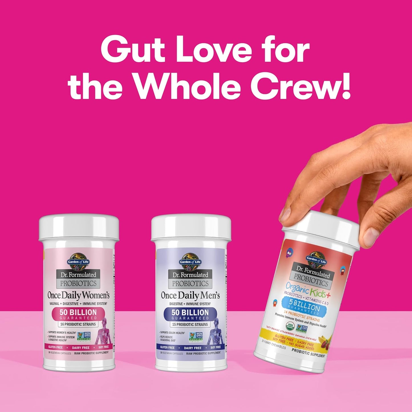 Garden of Life Once Daily Dr. Formulated Probiotics for Women 50 Billion CFU