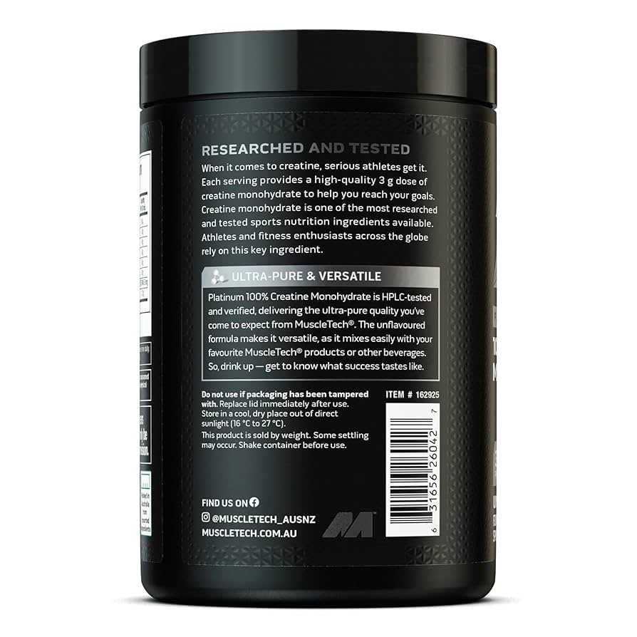 Muscletech - Platinum 100% Creatine Monohydrate - 134 Servings