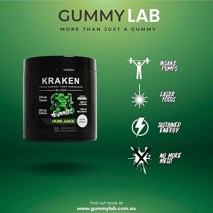 Kraken - Pre Workout Gummy Bears by The Gummy Lab