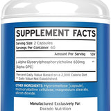 Alpha GPC Choline Capsules – Powerful Brain & Memory Support
