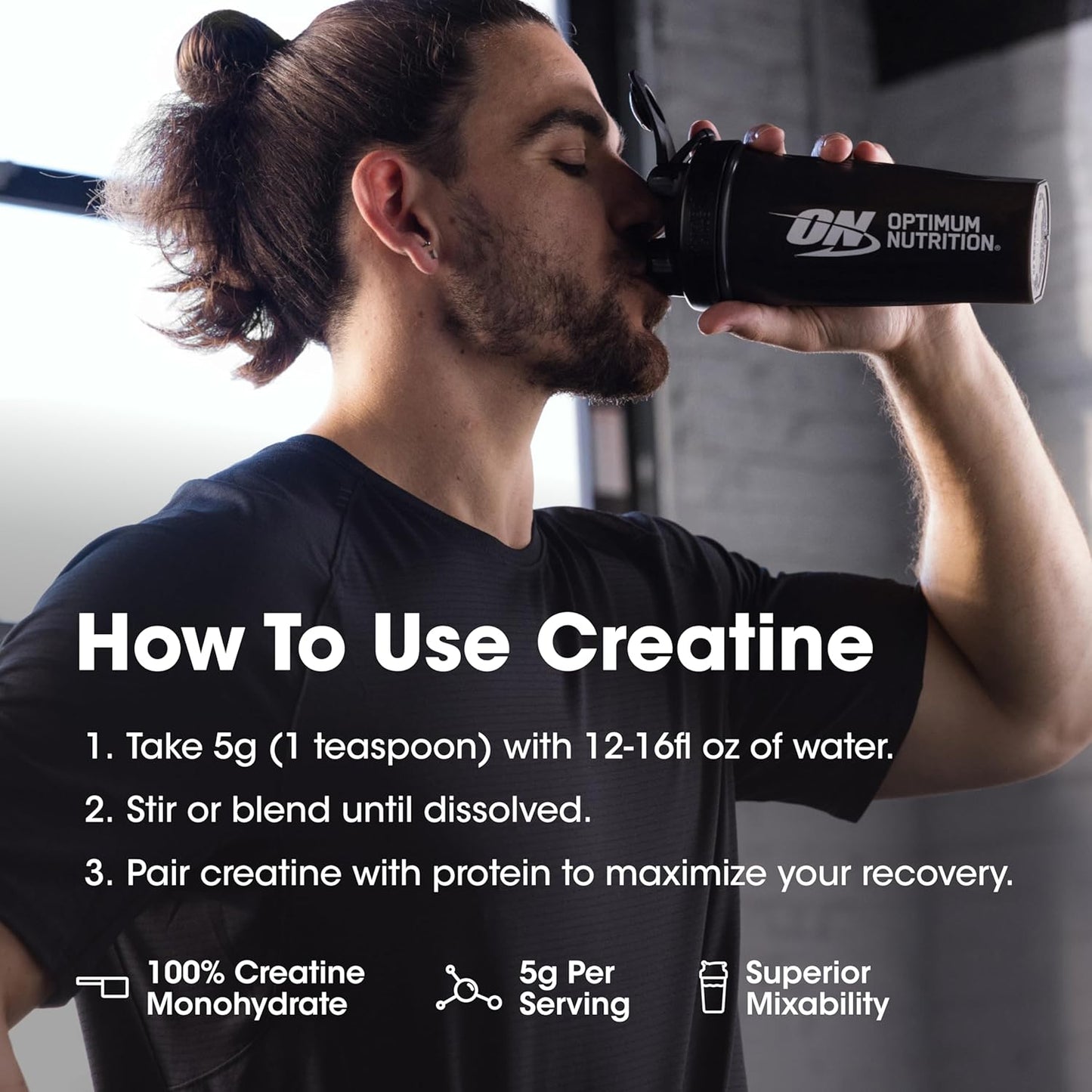 Optimum Nutrition - Flavoured Micronised Creatine - Blueberry Lemonade - 60 Serves