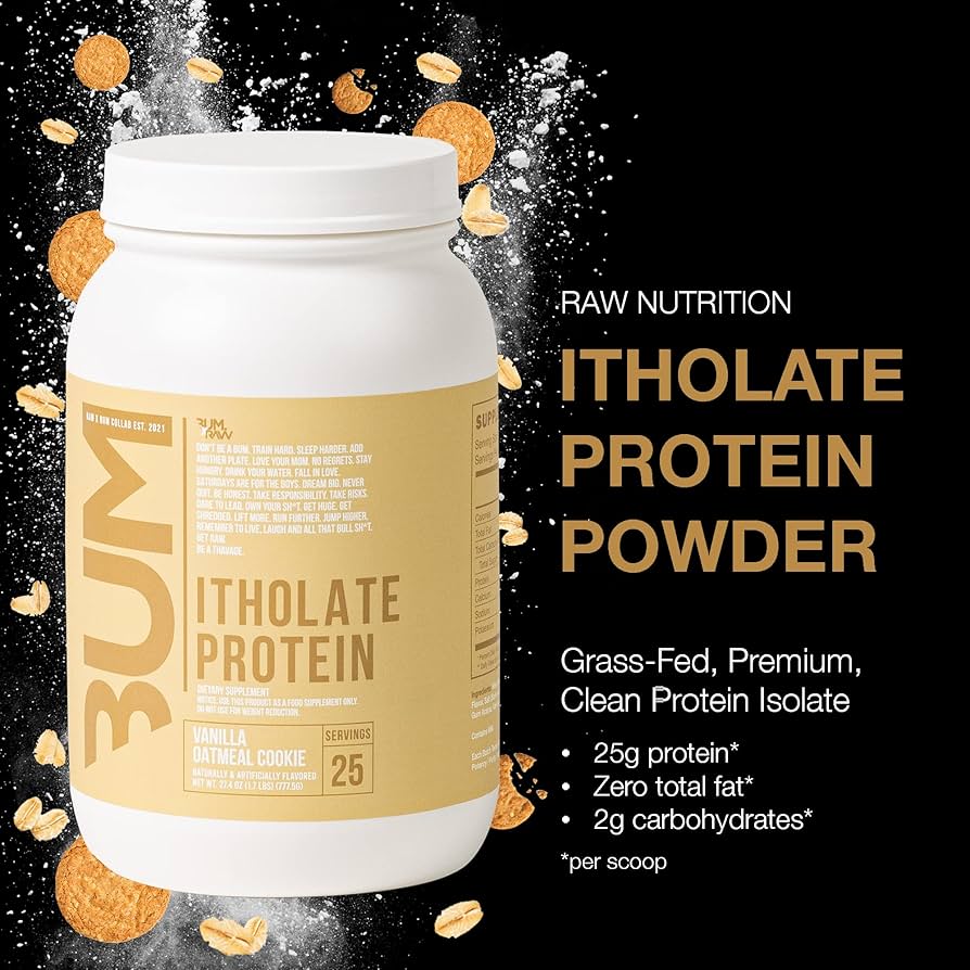 RAW Nutrition - ITHOLATE By CBUM - 100% Whey Isolate - 25 Serves