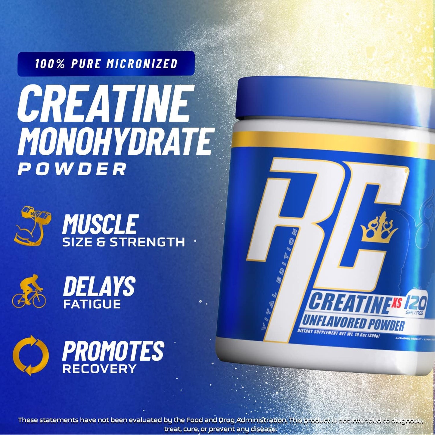 Ronnie Coleman Signature Series - Creatine-XS - 120 Serves - 300g