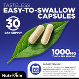 Nutrivein - TUDCA - Liver Support Supplement - 60 Capsules