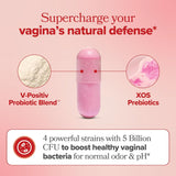 O Positiv URO Vaginal Probiotic – pH Balance & Odor Support for Women – 60 Caps