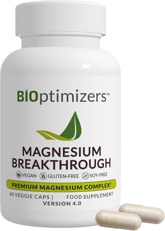 BIOptimizers - Magnesium Breakthrough - Premium Magnesium Complex - 60 Capsules
