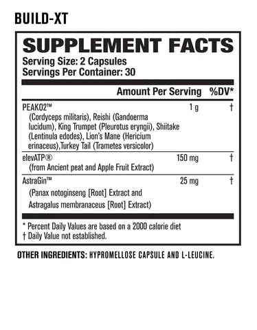 Jacked Factory - Build XT - Muscle Builder w/ PeakO2® & ElevATP®