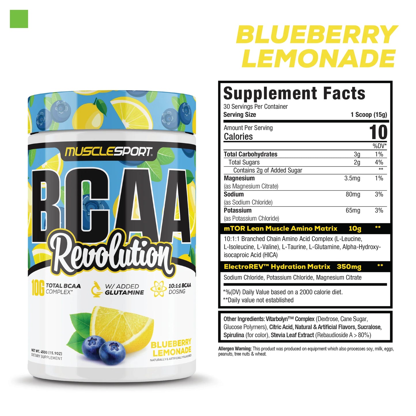 MuscleSport - BCAA Revolution - 30 Serves