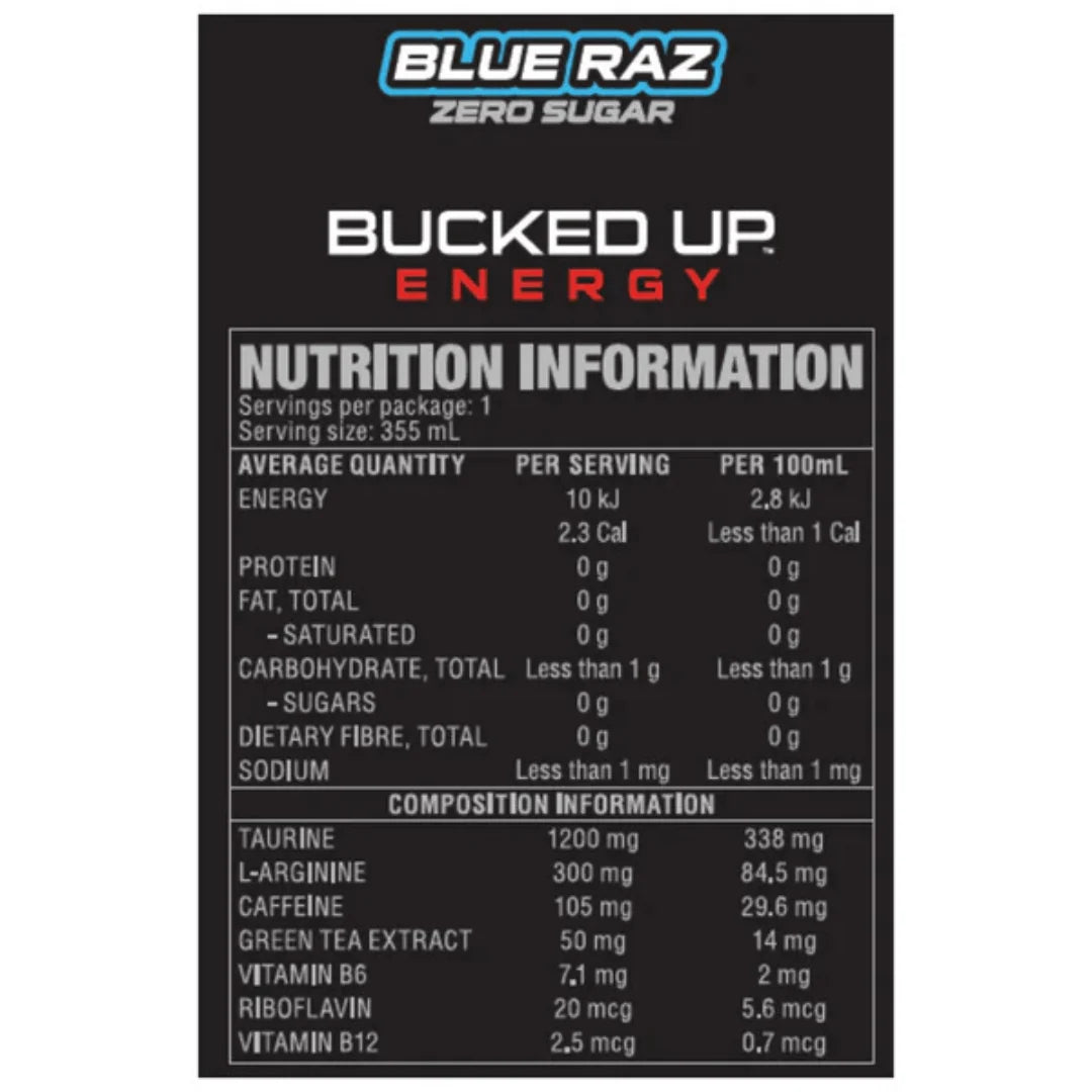 Bucked Up - Energy RTD - 12oz