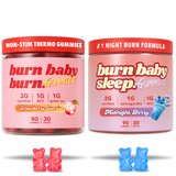 Burn Baby Duo – Day & Night Vegan Gummies with ACV, Botanicals & L-Carnitine | Twin Pack | 180 Gummies (60 Servings)