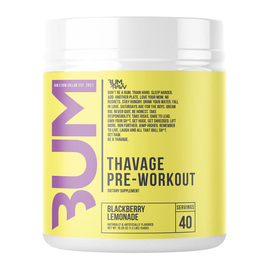 CBUM x RAW THAVAGE Pre-Workout - 40 Servings