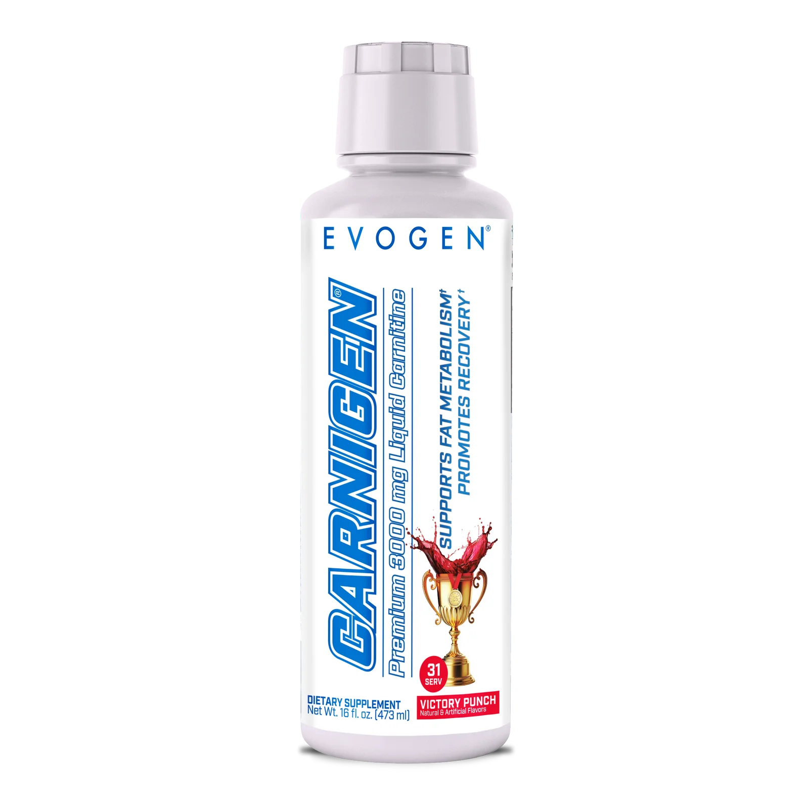 Evogen Carnigen Premium Liquid Carnitine - 31 serves