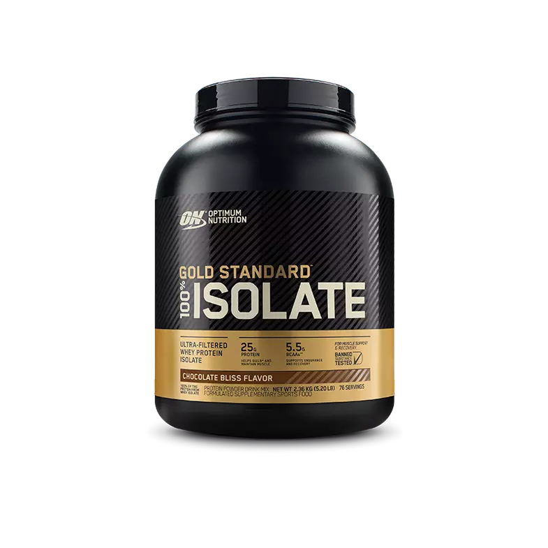 Optimum Nutrition Gold Standard 100% Isolate Protein Powder - 2.36kg - 76 Serves