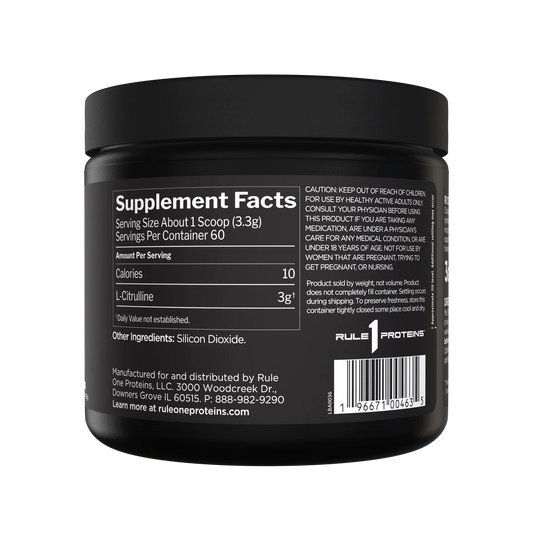 Rule 1 - L - Citrulline - 60 Serves