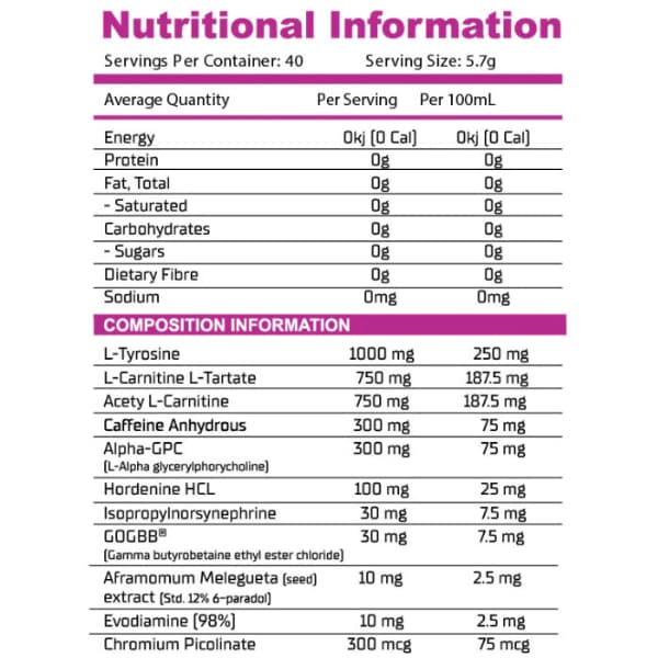 VAN1SH Thermogenic Fat Burner by Day1 Performance