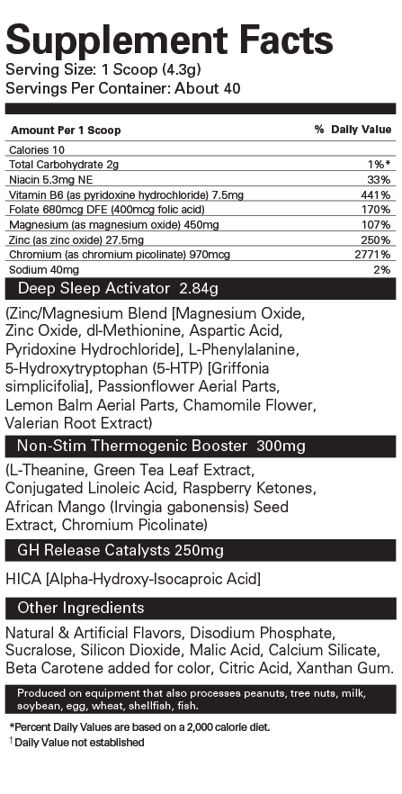 EHP Labs - OxySleep - NON-STIM - 40 Serves