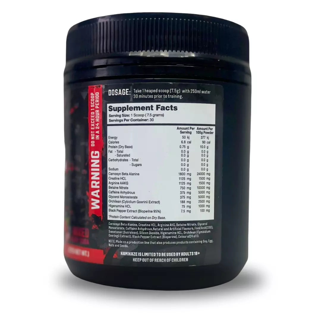 FWD Nutrition - Kamikaze - Stim Pre-Workout - 30 Serves