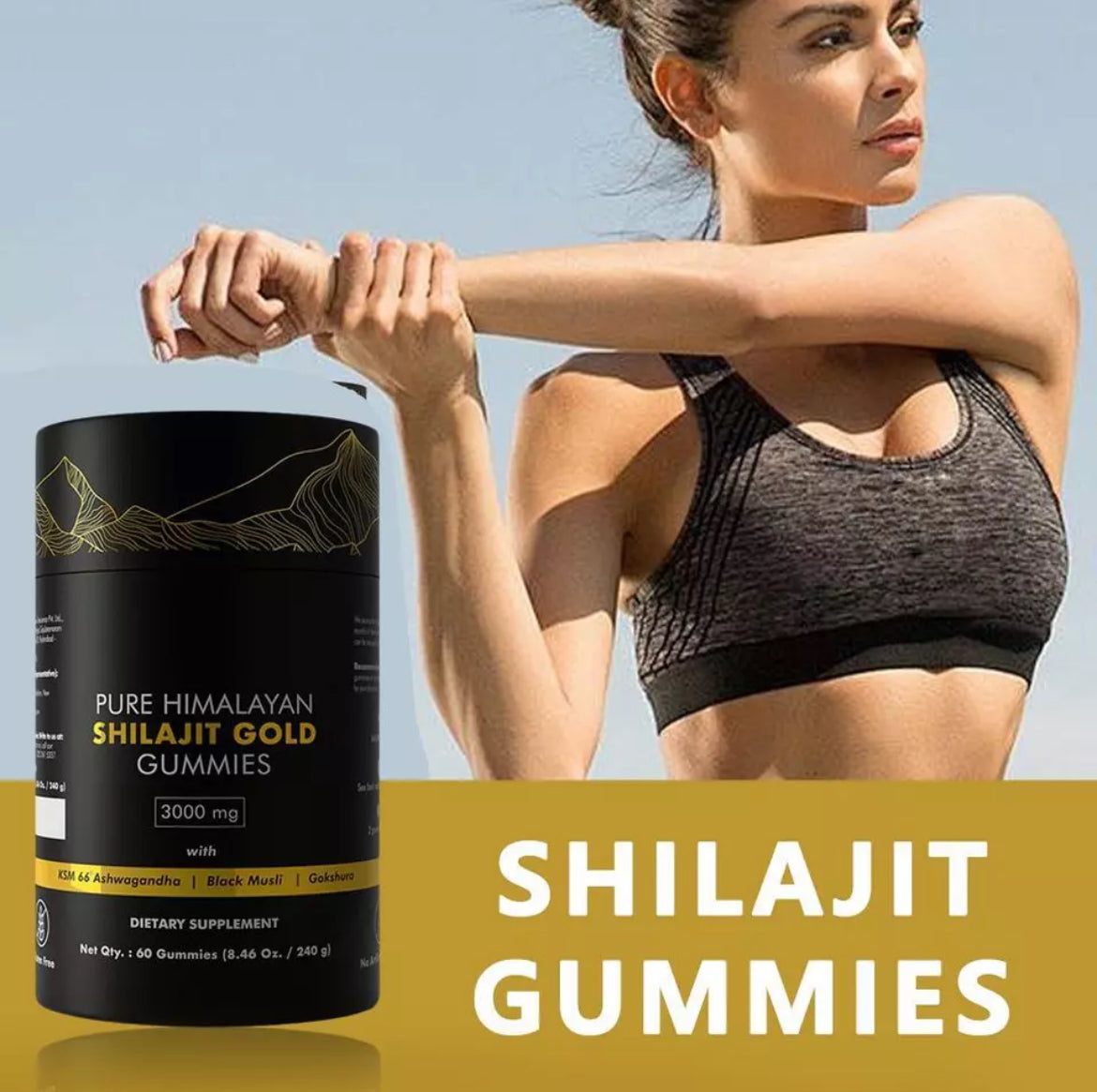 Pure Himalayan Shilajit Gummies Gold Lab Tested