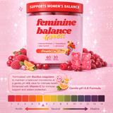 Women's Vaginal Probiotic Gummies with Cranberry