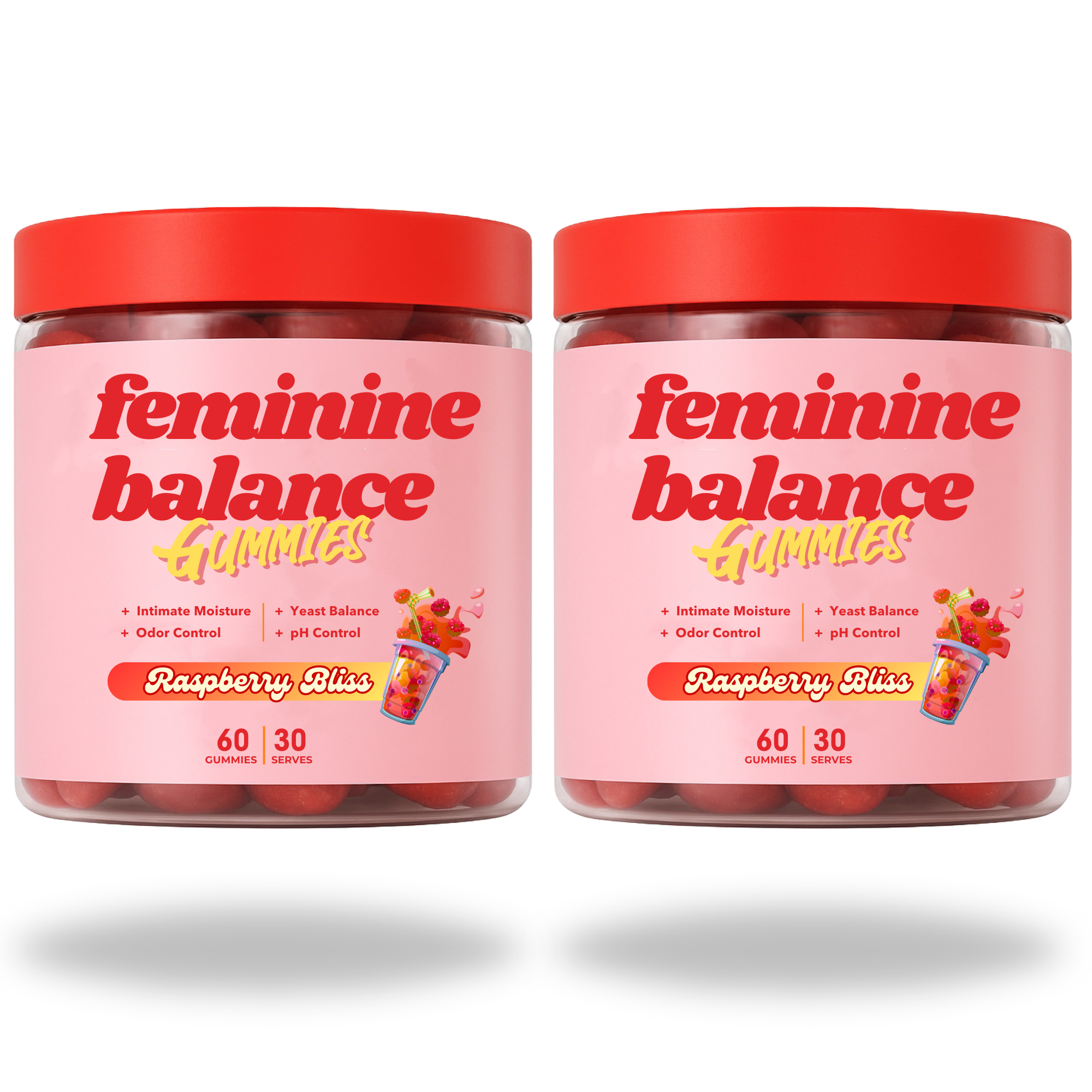 Women's Vaginal Probiotic Gummies with Cranberry