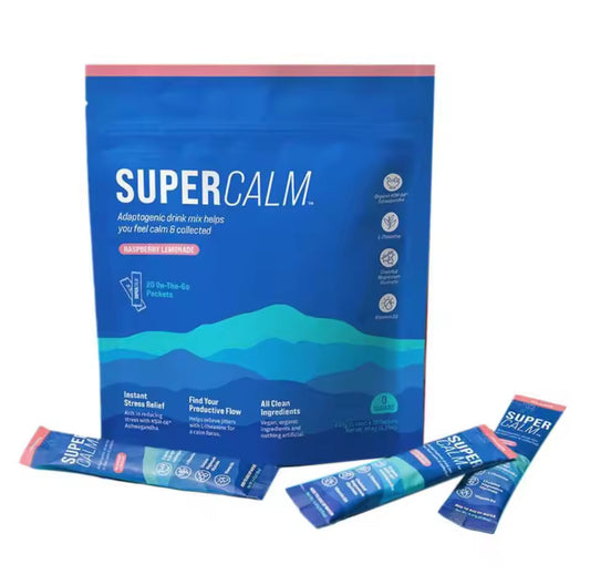 SuperCalm Sleep Supplement with Ashwagandha KSM-66 - Raspberry Lemonade