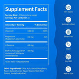 SuperCalm Sleep Supplement with Ashwagandha KSM-66 - Raspberry Lemonade