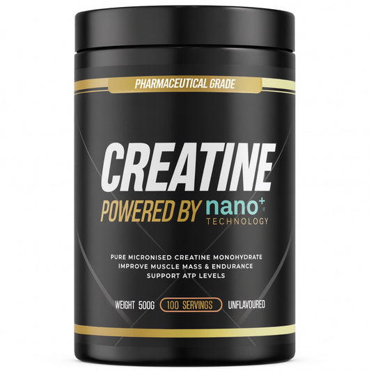 Creatine Monohydrate Powder German Engineered with Nano+ Technology 500g