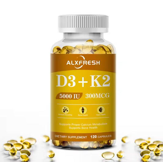 Vitamin D3 + K2 Softgels - 60 Count