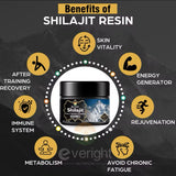 Everight Shilajit Resin with Fulvic Acid 600mg - 30g
