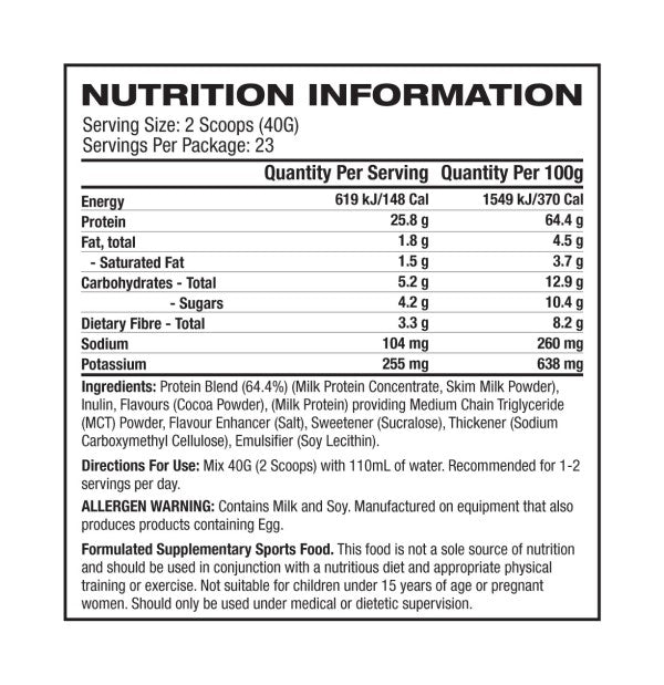 Custard Caesin Protein by Inspired Nutraceuticals