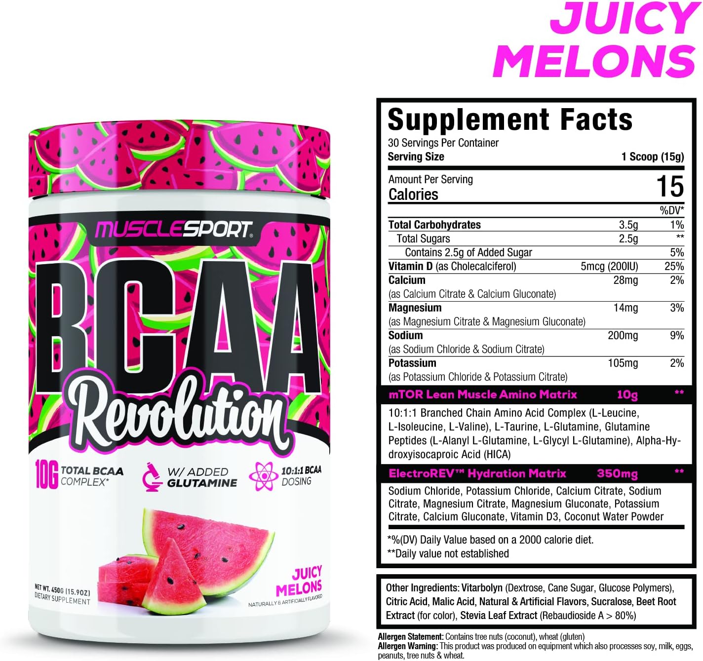 MuscleSport - BCAA Revolution - 30 Serves