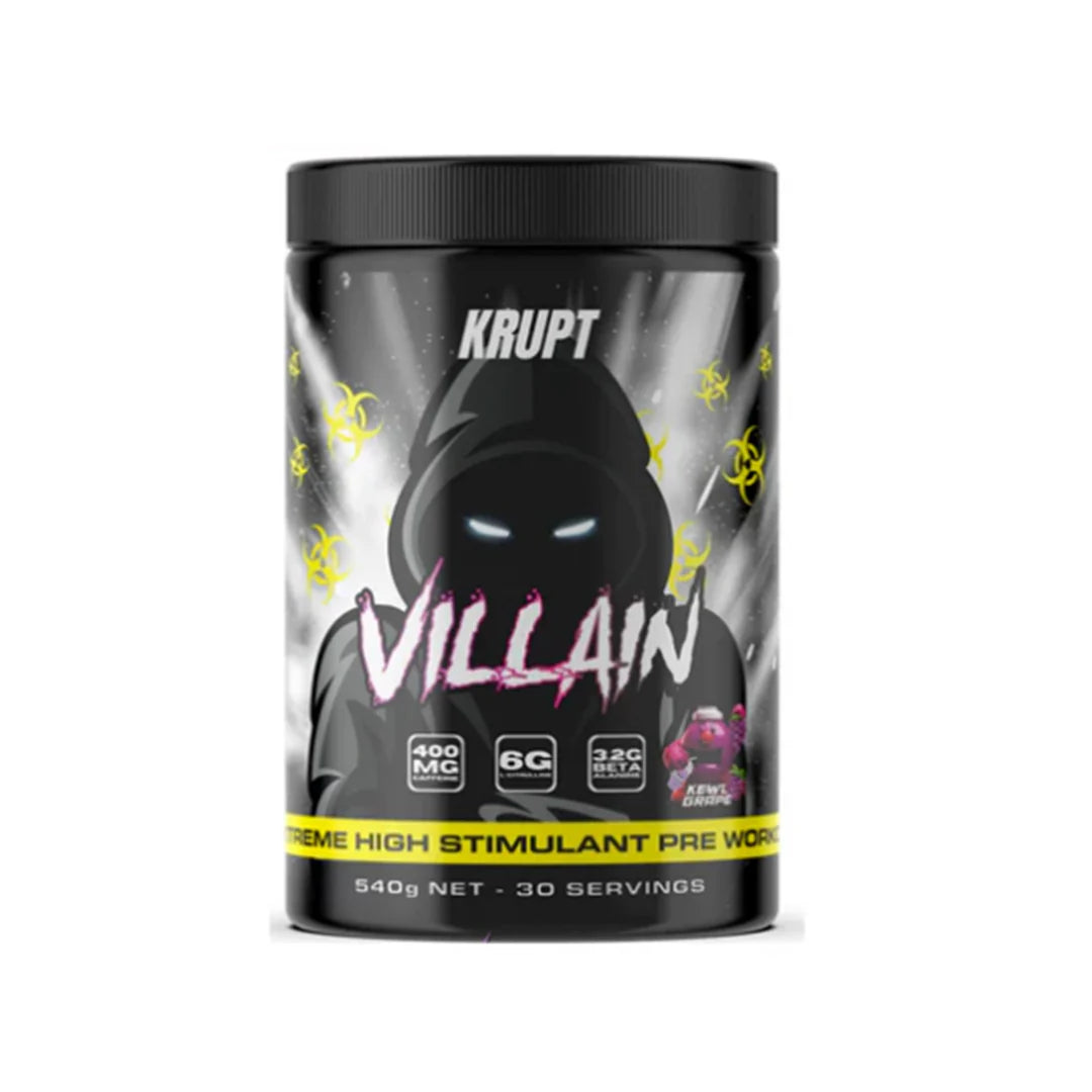 Krupt - Villian - Extreme High-Stimulant Pre-Workout - 30 Serves